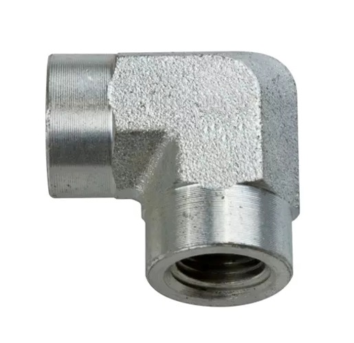 [SS-HYD-ELB-90-3K-15-316] DN15 (1/2" NB) NPT 3000 SERIES ELBOW 90° FXF SS 316