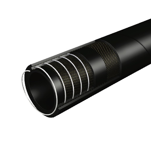 [HOS-25-SD-20M]   25.00mm (1") ID 10 BAR BLACK SUCTION & DELIVERY HOSE (20 MTR)
