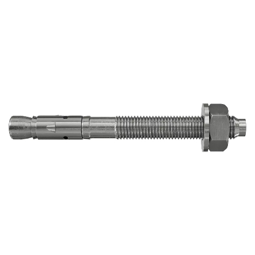 [FAS-BOLT-THRU-M12-80-SS-A4] M12 X 80mm LONG A4 ST/ST THROUGH BOLT, NUT & WASHER