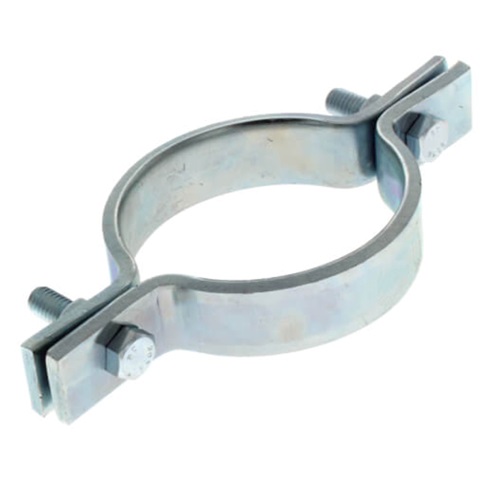[FAS-OBR-NB-40-ZP]   DN40 (1.1/2" NB) UN-BOSSED SPLIT BAND HANGER ZP