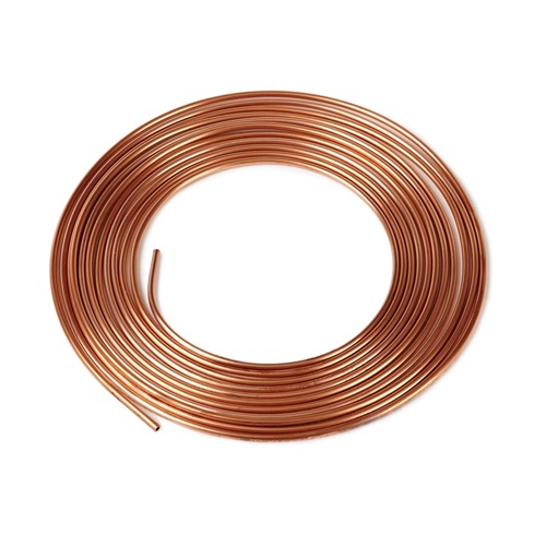 [COP-9.52-0.89-10M]     9.52mm OD (3/8" OD) X 0.89mm (20 GAUGE) WALL COPPER TUBE (10m COIL)