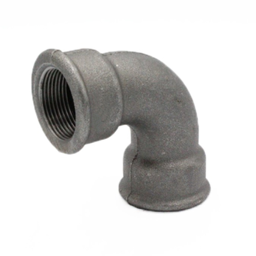 [MI-NB-BSP-BEN-SR-FF-90-32-BLK]   DN32 (1.1/4" NB) BSP BLACK MALLEABLE IRON FXF SHORT RADIUS BEND 90°  