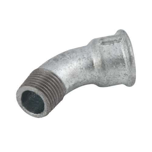 [MI-NB-BSP-BEN-MF-45-8-GAL]    DN8 (1/4" NB) BSP GALVANISED MALLEABLE IRON MXF BEND 45°