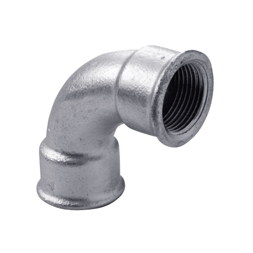 [MI-NB-BSP-BEN-SR-FF-90-50-GAL]   DN50 (2" NB) BSP GALVANISED MALLEABLE IRON FXF SHORT RADIUS BEND 90°  