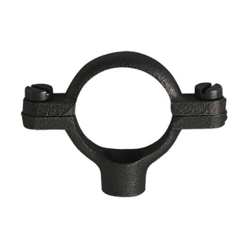 [MI-NB-M10-RING-25-BLK]   DN25 (1" NB) BSP BLACK MALLEABLE IRON M10 BOSSED MUNSEN PIPE RING 