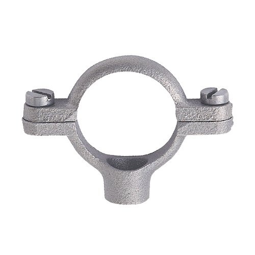 [MI-NB-M12-RING-100-GAL] DN100 (4" NB) BSP GALVANISED MALLEABLE IRON M12 BOSSED MUNSEN PIPE RING