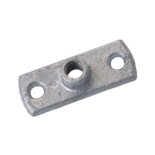 [MI-BP-10B-GAL] 3/8" BSPP FEMALE BOSSED GALVANISED MALLEABLE BACKPLATE