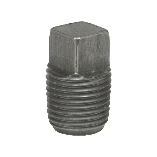 [HW-NB-BSP-PLU-25-BLK]    DN25 (1" NB) BSP BLACK HEAVY WEIGHT SOLID PLUG