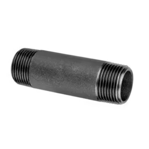 [CS-NB-BSPT-3K-NIP-TBE-101-100-A105N-BLK]  DN100 (4" NB) BSPT SCH80 FS PIPE NIPPLE T.B.E (4" LONG) A105N