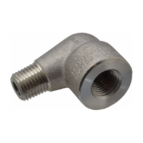 [CS-NB-BSPT-3K-ELB-MF-90-6-A105N-BLK]    DN6 (⅛" NB) BSPT 3000# FS MXF ELBOW 90° A105N