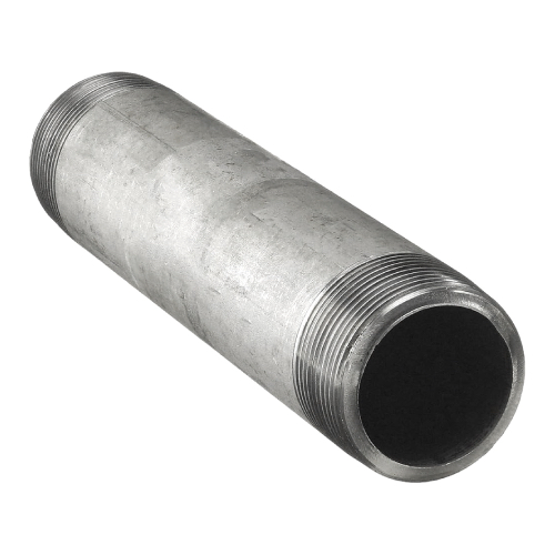 [CS-NB-BSPT-3K-NIP-TBE-101-100-A105N-GAL]  DN100 (4" NB) BSPT GALVANISED SCH80 FS PIPE NIPPLE T.B.E (4" LONG) A105N