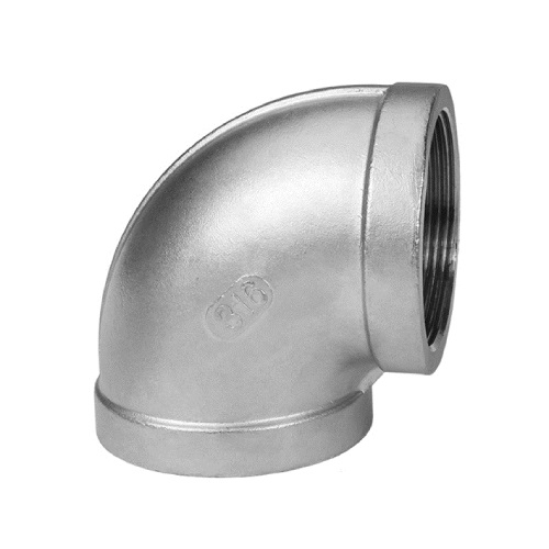 [SS-NB-NPT-150-ELB-90-100-316]  DN100 (4" NB) NPT 150# (FXF) ELBOW 90° SS 316