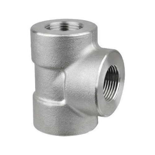 [SS-NB-BSPT-3K-TEE-10-316]   DN10 (3/8" NB) BSPT 3000#  EQUAL TEE SS 316