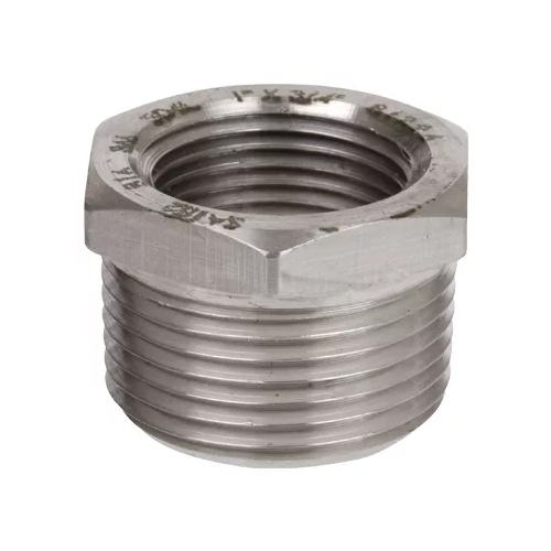 [SS-NB-BSPT-BUS-15-10-316]   DN15 X 10 (1/2" X 3/8" NB) BSPT  REDUCING BUSH SS 316