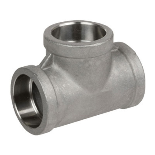 [SS-NB-SW-150-TEE-6]    DN6 (1/8" NB) SW 150# EQUAL TEE SS 316