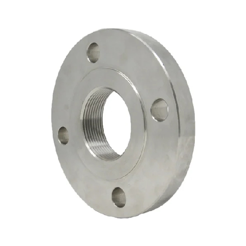 [SS-NB-FLA-50-RF-SCR-PN6-SS-304]   DN50 (2" NB) PN6 RF BSPP THREADED FLANGE SS 304
