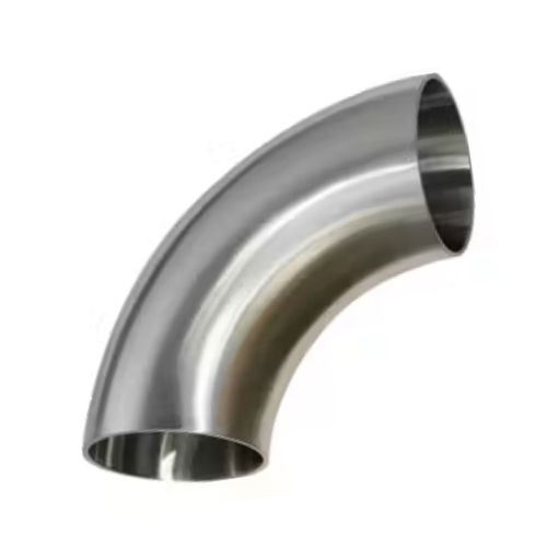 [SS-HYG-BEN-90-SR-76.2X1.5-316] 3.00" OD HYGIENIC BEND 90° (SHORT RADIUS) 1XD POLISHED 1.5mm THK SS 316