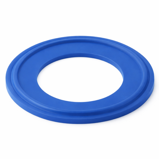 [SS-HYG-TRI-SEA-12.7-EPD] 0.50" OD CLAMP UNION BLUE EPDM UN-LIPPED SEAL (CLAMP PART 3 OF 3)