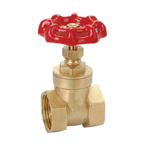 [BRS-VAL-GAT-BSP-8-HW]    DN8 (1/4" NB) BSPT (FXF) HANDWHEEL OP. GATE VALVE BRASS