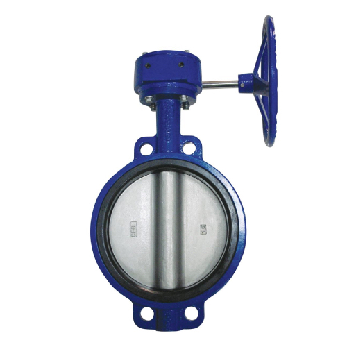 [DI-VAL-BFL-WAF-500-EPD-SS-GBO]  DN500 (20" NB) MULTI FLANGE WAFER PATTERN GEARBOX OP. BUTTERFLY VALVE (EPDM/SS) DUCTILE IRON
