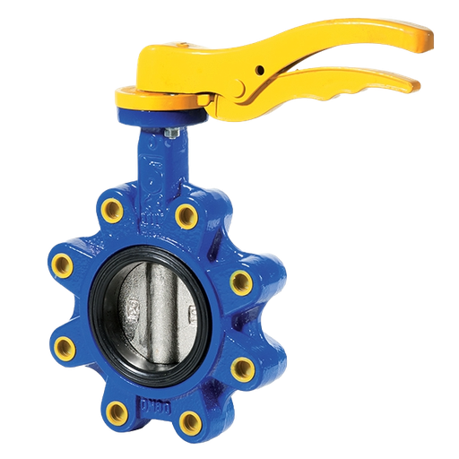 [DI-VAL-BFL-P16-LUG-125-NBR-DI]  DN125 (5" NB) PN16 LUGGED & TAPPED  LEVER OP. BUTTERFLY VALVE (NBR/DI) DUCTILE IRON
