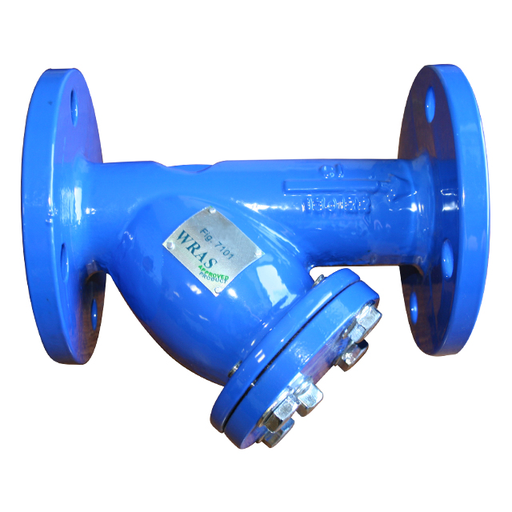[DI-VAL-STR-P16-100-WRAS-SS]  DN100 (4" NB) FLANGED DUCTILE IRON WRAS APPROVE Y TYPE STRAINER