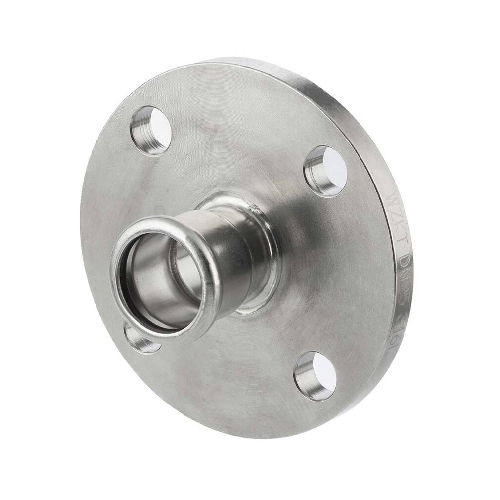 [SS-PRS-FLA-P16-54-50-NBR-316]  54mm PRESSFIT X 2" NB PN16 FLANGE ADAPTOR HNBR GAS SS 316