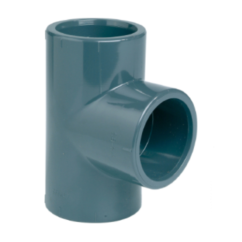 [PVCU-NB-100-TEE] DN100 (4" NB) IMPERIAL SOLVENT PVC-U EQUAL TEE