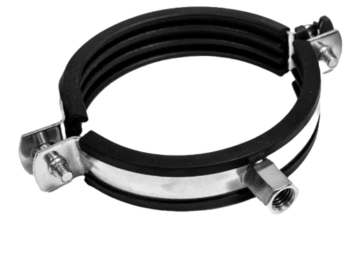 [BRA-RLC-SS-108-114-M10]   108-114mm RANGE (4.1/4" OD) RUBBER LINE CLIP (M10 BOSS) SS A4