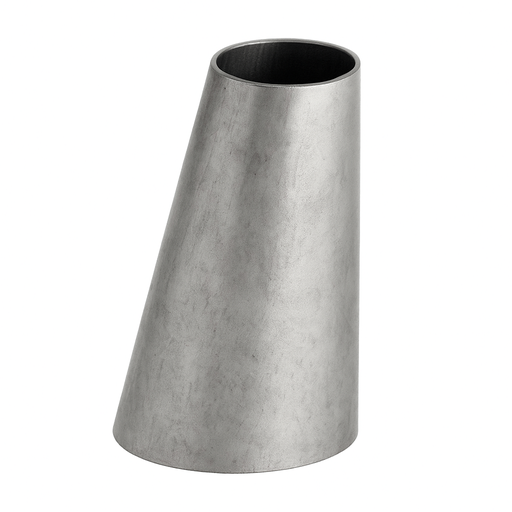 [SS-HYG-ECC-76.2X25.4X1.5-316-DES] 3.00" X 1.00" OD HYGIENIC ECCENTRIC REDUCER DESCALED 1.5mm THK SS 316