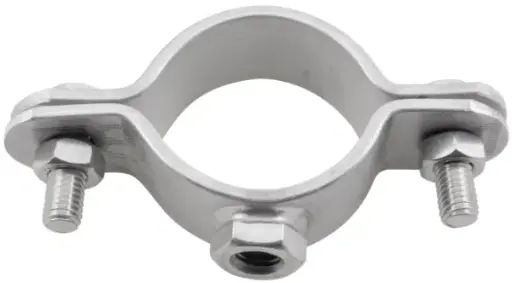 [SS-ULC-A2-26.7-M10]  3/4" NB (26.7MM) UNLINED CLIP M10 BOSS 304 SS  