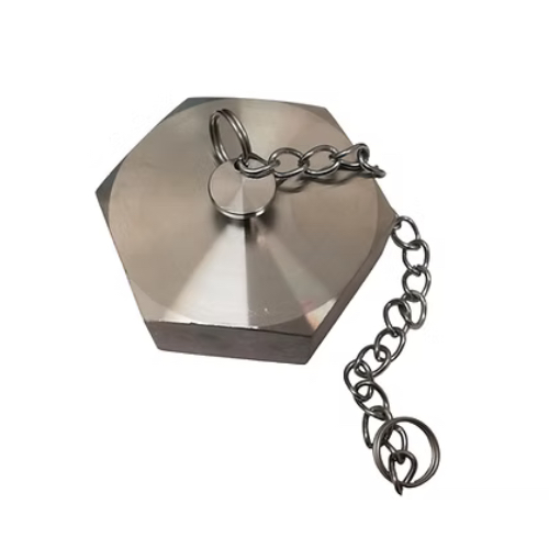 [SS-RJT-BNC-50.8-316] 2.00" OD RJT BLANKING NUT & CHAIN 